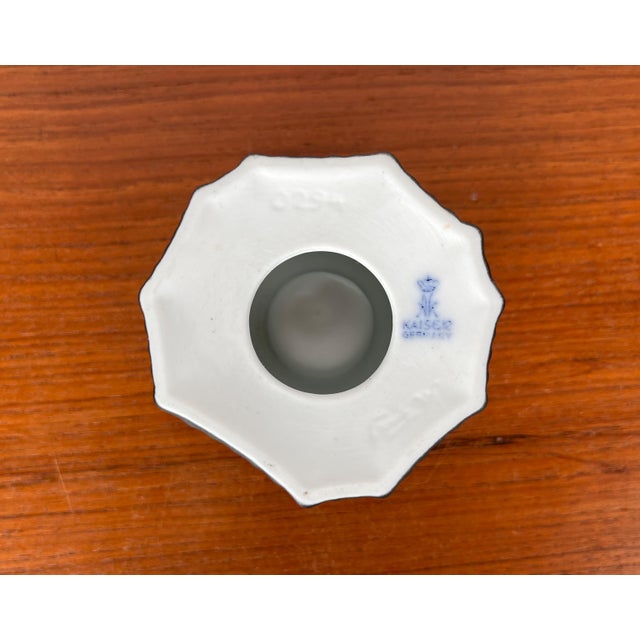 Vintage German Porcelain Candleholder from Kaiser, 1980s For Sale - Image 16 of 18