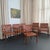 Mid-Century Modern Mid-Century Modern Woven Leather Mahogany Dining Armchairs For Sale - Image 3 of 11