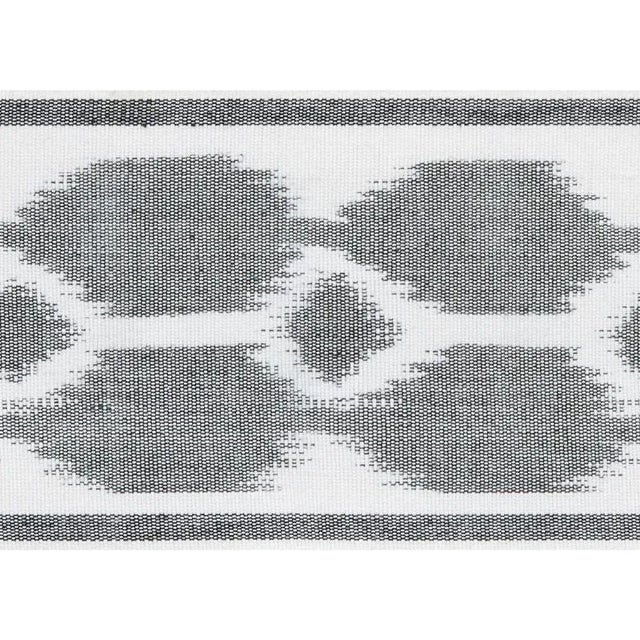 Contemporary Sample - Schumacher Telia Tape in Charcoal For Sale - Image 3 of 3