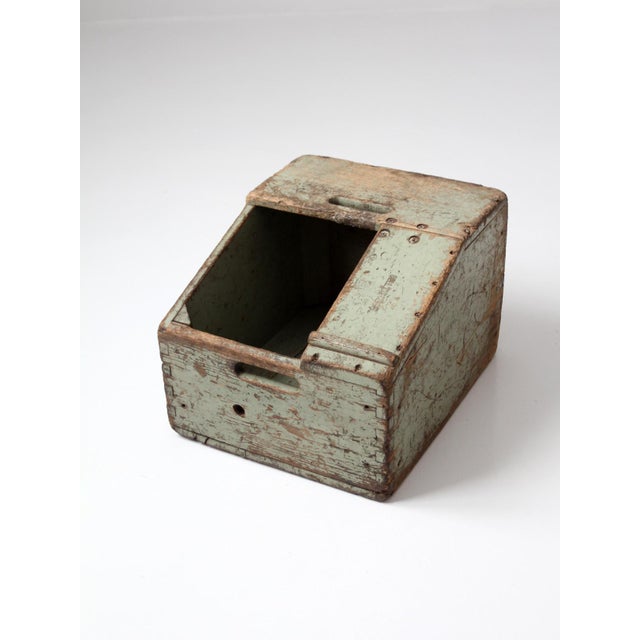 Vintage Bell System Wood Tool Box For Sale - Image 16 of 17