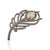 Gemstone Sterling Silver Art Deco Elegance Opal and Diamond Convertible Brooch Pendant For Sale - Image 7 of 12