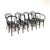 A stylish and iconic set of eight vintage bentwood dining chairs. They were made in Poland in the Radomsko factory, using...