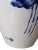 Modern Blue and White Brushstroke Porcelain Vase For Sale - Image 12 of 12