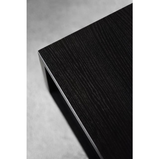 Mid-Century Modern Scandinavian Dark Oak Sideboard with Wooden & Metal Handles, 1960s For Sale - Image 11 of 18