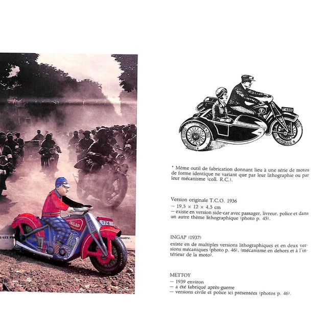 Traditional "Motos-Jouets" 1985 Marchand, F. For Sale - Image 3 of 12