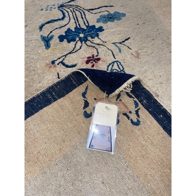 Early-19th Century Antique Chinese Small Rug - 5'10'' X 3'3'' For Sale - Image 4 of 9