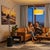 The Tambo Arc Lamp is a Mid-Century Modern floor lamp designed by Peter Morelli in 1984, featuring a satin nickel finish...