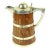 Late 19th Century English Oak and Silver Ale Jug For Sale