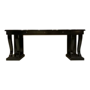 Ralph Lauren Modern Black Lacquer Basalt Console Table