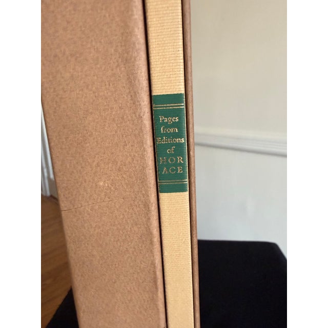 Traditional Horatius Flaccus Odes & Epodes; Pages From Horace, Limited Editions Club 1961 For Sale - Image 3 of 9