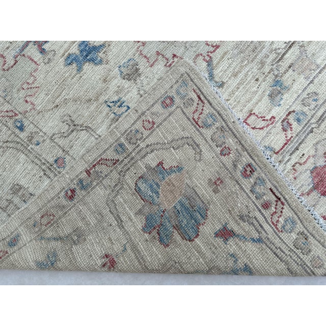 8.8x9.11 Oushak Carpet For Sale - Image 9 of 9