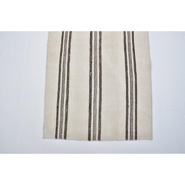 Vinatge Anatolian Stripe Kilim Runner For Sale - Image 4 of 10