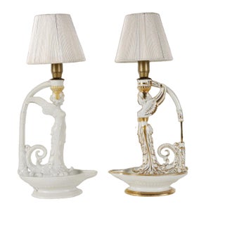 Lamps from Capodimonte, Set of 2 For Sale