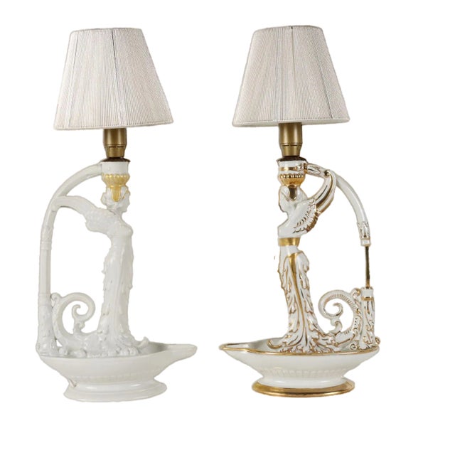 Lamps from Capodimonte, Set of 2 For Sale