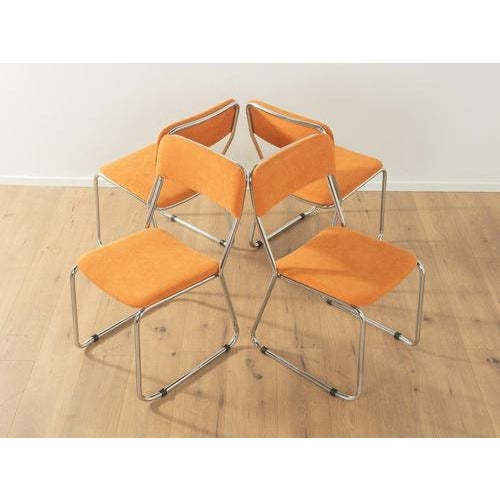 1970s chairs Very good workmanshipHigh-quality materialsMade in Germany Seat Height: 45.0 cm Width: 46 cm Height: 80 cm...