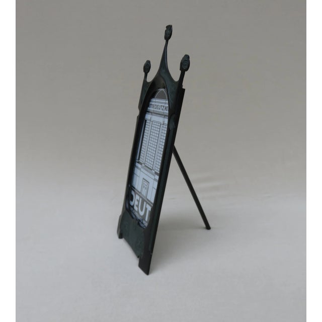 Art Nouveau French Patinated Bronze Picture Frame For Sale - Image 16 of 16