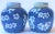 Blue Contemporary Chinoiserie Ginger Jars With Cherry Blossoms - a Pair For Sale - Image 8 of 9