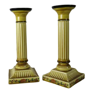Vintage Majorca Candle Holders/A Pair