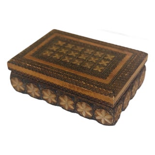 Southern Handcrafted Folk Art Box For Sale
