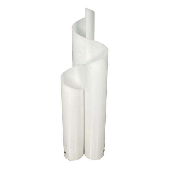Italian Opaline Acrylic Glass Table Lamp by Vico Magistretti for Artemide, 1970s For Sale