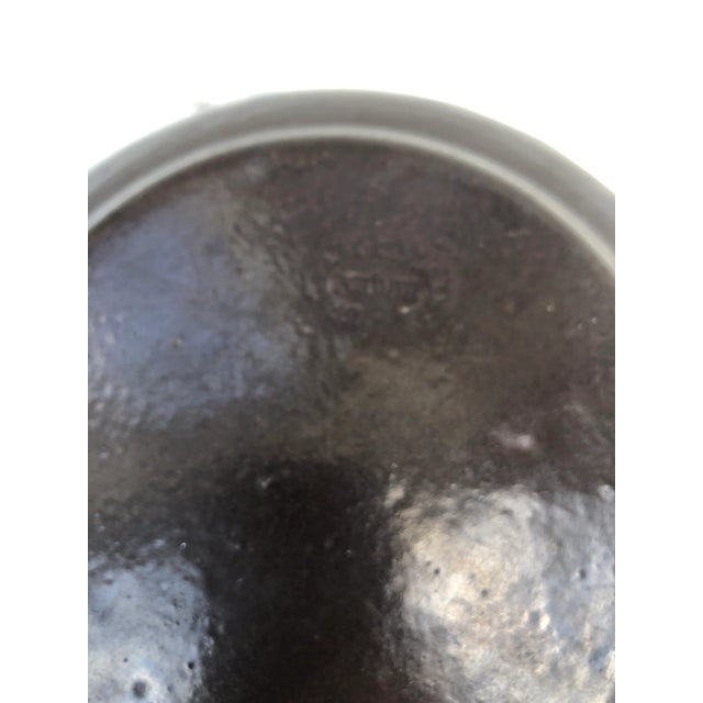 French Rustic Faience Flower Plate Circa 1890 For Sale In Austin - Image 6 of 7