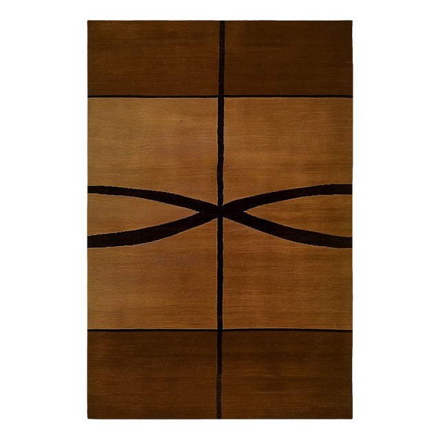 Vanilla Modern Rectangular Rug by Tapis Studio for Hommés Studio For Sale