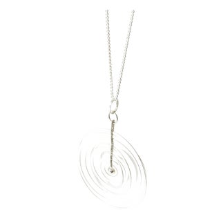 Silver Moon Pendant by Tapio Wirkkala from Nesto, 1971 For Sale