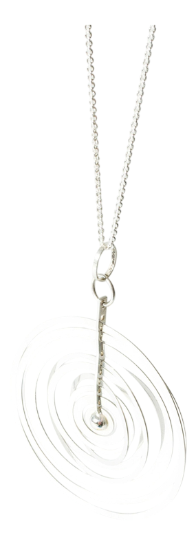Silver Moon Pendant by Tapio Wirkkala from Nesto, 1971