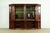 Thomasville Georgian Carved Cherry Wood Lighted Breakfront Bookcase or Display Cabinet For Sale In South Bend - Image 6 of 13
