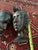 Wood Vintage Carved African Ebony Heads - a Pair For Sale - Image 7 of 9
