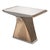 "Falce" Side Table With Bronze and Stainless Steel, Handmade Bizimyer Furniture. Unmatched. Unrivalled. Designed by Hasan...