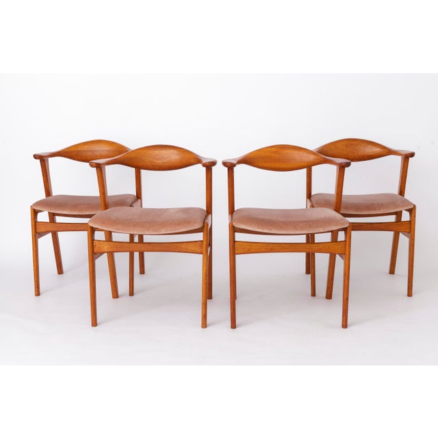 Model 49 Chairs in Teak by Erik Kirkegaard for Høng Stolefabrik, 1960s, Set of 4 For Sale - Image 11 of 11