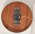 1970s Howard Miller Wall Clock Designed by Arthur Umanoff Zebra Wood & Chrome For Sale - Image 10 of 12