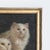 Late 19th Century Portrait of a Pair of White Cats, Antique Original Oil Painting, Attributed to Arthur Heyer, Late 19th/Early 20th C. For Sale - Image 5 of 11