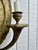 Metal Antique Ornate Bronze French Empire Style Garland Sconce With Versace Style Sunface Detail For Sale - Image 7 of 7