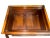 Antique Burled Wood Copper Lined Japanese Hibachi Cabinet For Sale - Image 4 of 11