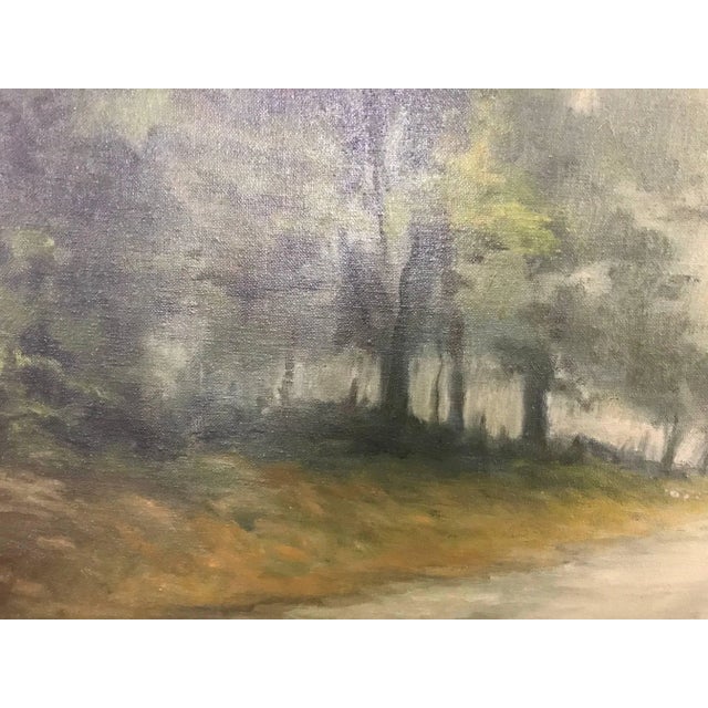 1970s Henri Gadbois Naturalistic Texas Road Landscape 1970s For Sale - Image 5 of 6