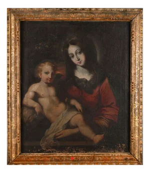 French School Artist, Virgin and Child, Early 17th Century, Oil on Canvas