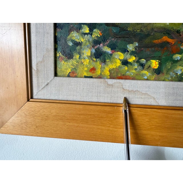 Vintage Impressionist Countryside Landscape Painting by Judith Stern For Sale - Image 11 of 12