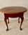 Late 20th Century Traditional Pennsylvania House Queen Anne Style Solid Cherry Oval Accent Table With Drawer Excellent Condition. For Sale In Denver - Image 6 of 18