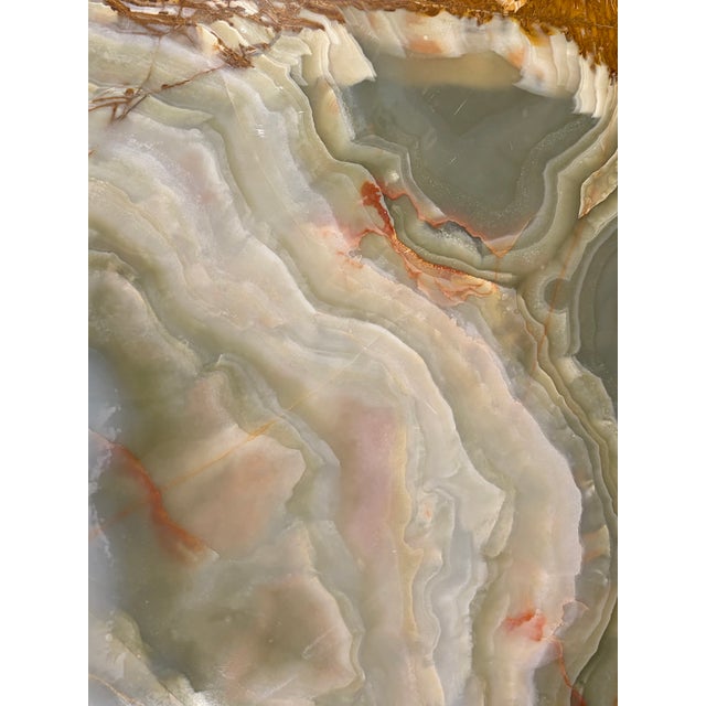 Verde End Table Green Onyx For Sale - Image 4 of 4