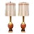 Mid Century Modern Gold Gilt Table Lamps by Marbro Lamp Co. For Sale