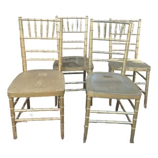 Vintage Shelby Williams Chiavari Chairs - Set of 4 For Sale
