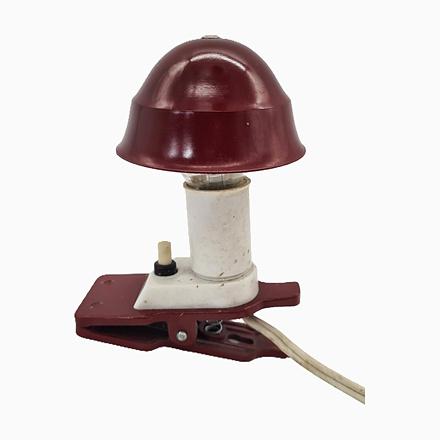 Small Mid-Century Modern Space Age Mushroom Clip-On Lamp, 1970s For Sale - Image 10 of 10