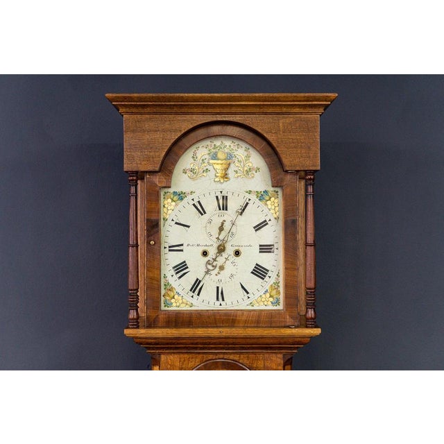Antique English Grandfather Clock For Sale - Image 3 of 18