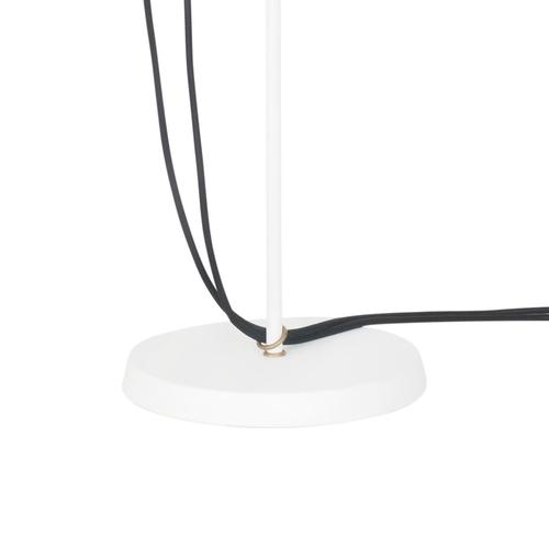 Stav Two Arms Floor Lamp in White Brass by Johan Carpner for Konsthantverk For Sale - Image 6 of 7