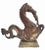 Vintage Brass Seahorse, 1920s For Sale - Image 11 of 11