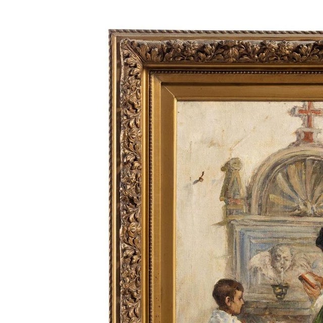 Painting - Acacio Lino - 1928 (signed). Oil on canvas. Signed and dated 1928. Dimensions: 92 cm x 59 cm.