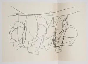 Three Poems XII, Robert Motherwell Lithograph on Japon With Chine Colle