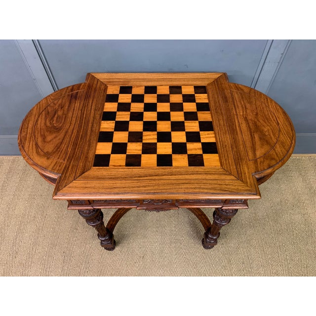 Aglo-Indian Rosewood Chess Top Table, 1875 For Sale - Image 12 of 17